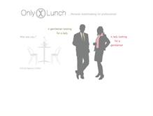 Tablet Screenshot of onlylunch.co.uk